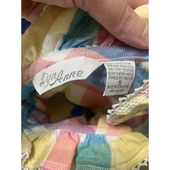 Vintage NWT Lyn Anne Maxi Flannel Granny Ruffle Nightgown 100% Cotton Size S (P6 - Picture 9 of 10